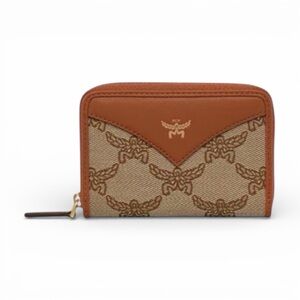 MCM Himmel Zip Around Wallet In Lauretos Jacquard NWT